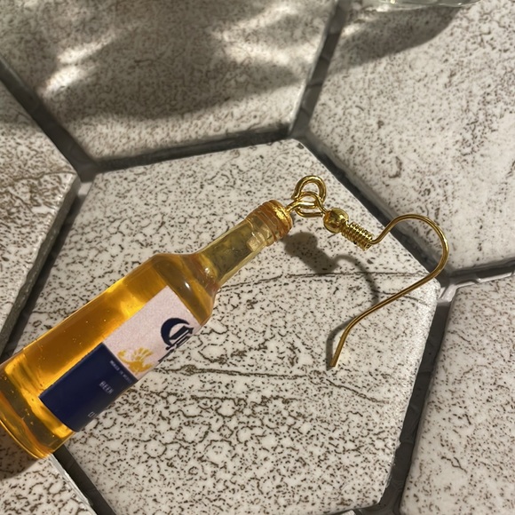 Corona Extra Bottle Earrings - Picture 3 of 4